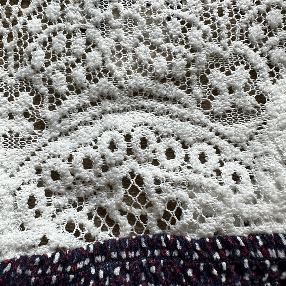 Lucky Brand Red and Blue Patterned Tank Top XS - Picture 6 of 7